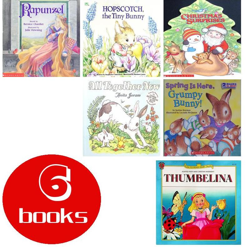 英文原版绘本6本93251214034