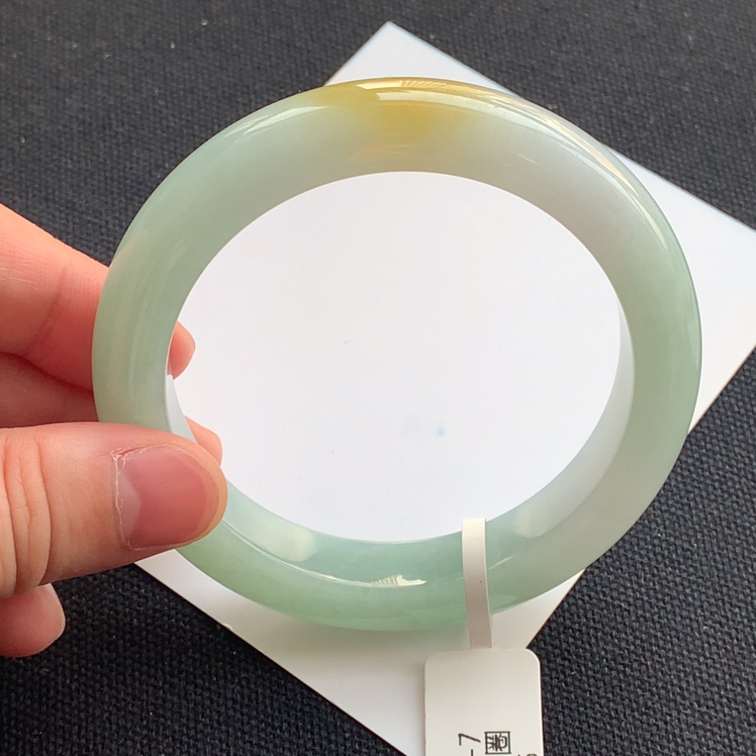 翡翠未镶嵌手镯20号