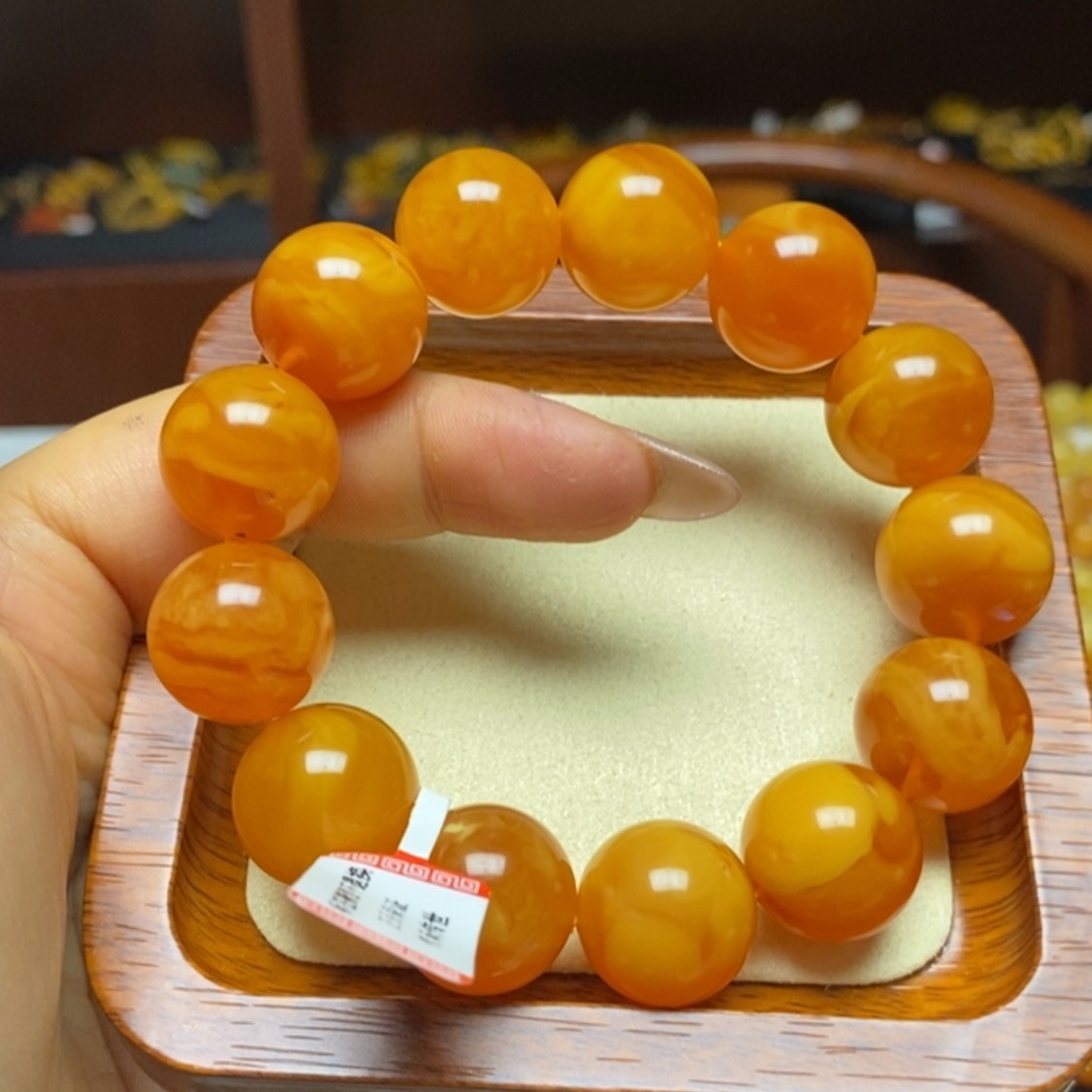 【闪购商品】蜜蜡手链未镶嵌手串