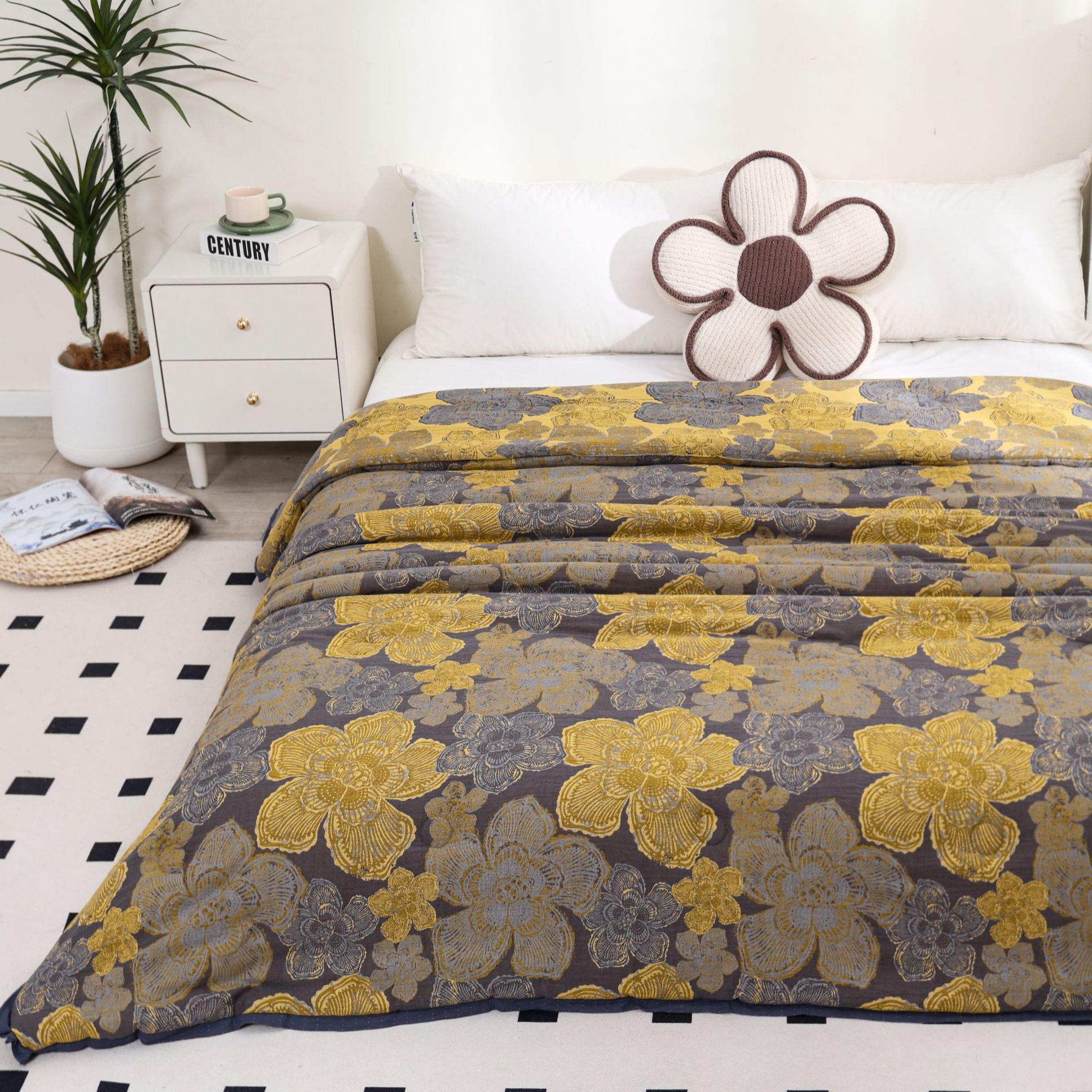 XDONGY（冬云家纺） 高端亲肤柔软蓄热 木槿 小抱被