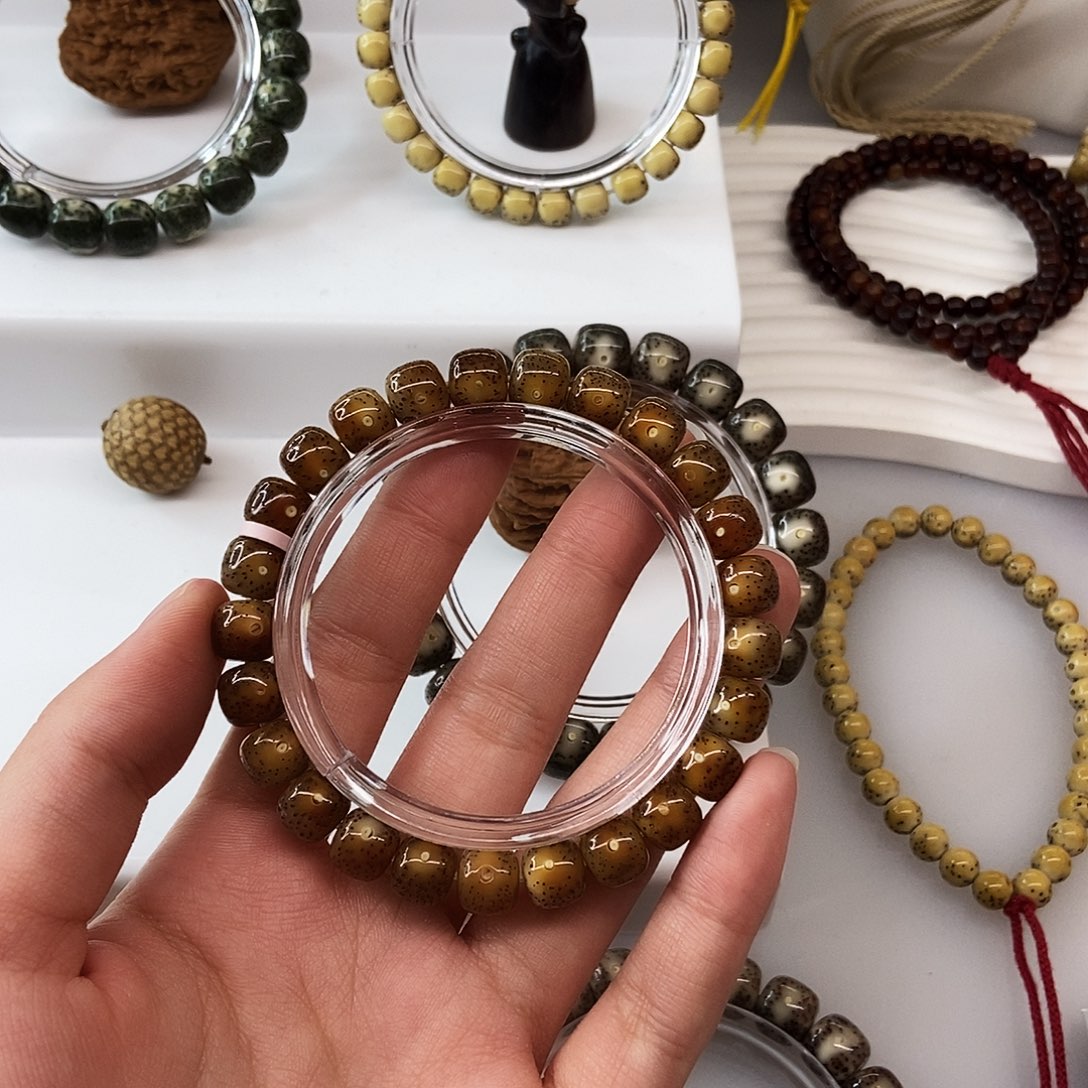 艾***陈手串星月菩提卡9火烧云小细星m75