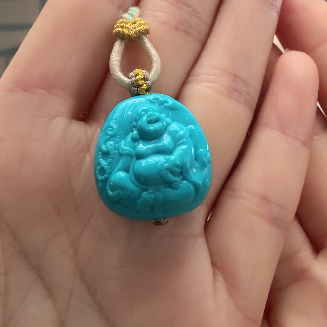 绿松石未镶嵌颈饰