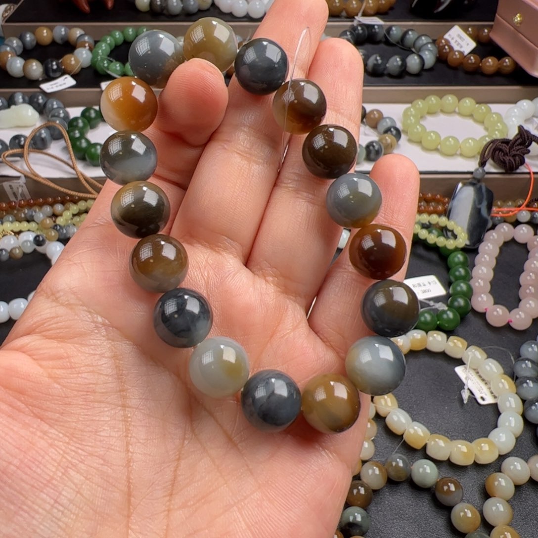 和田玉手链未镶嵌