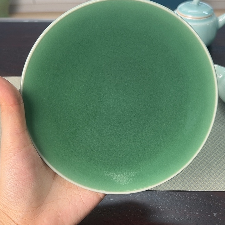 龙泉云间青瓷小米茶器