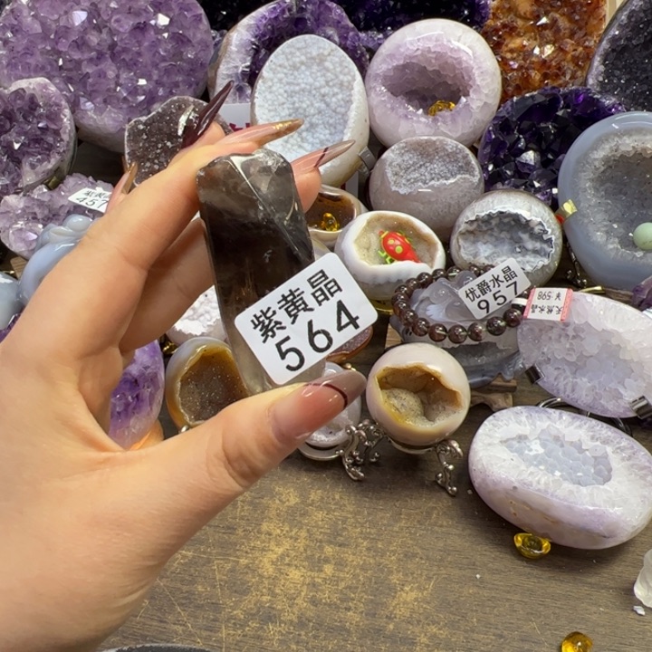 未镶嵌大型摆件（非配饰）紫晶564