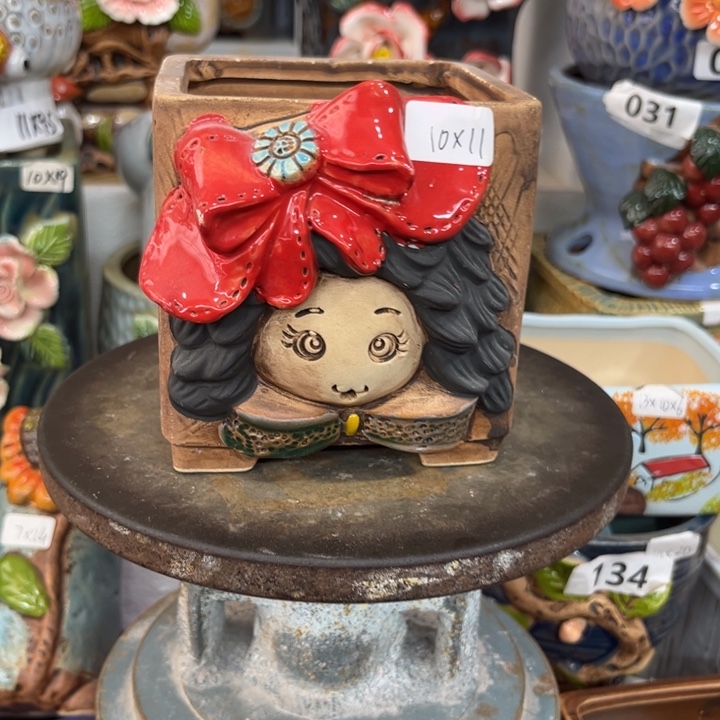 紫砂花盆粗陶材质多肉花盆