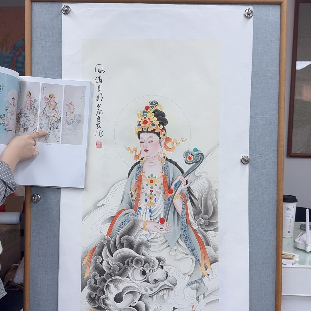 国画多次参加国内外大型