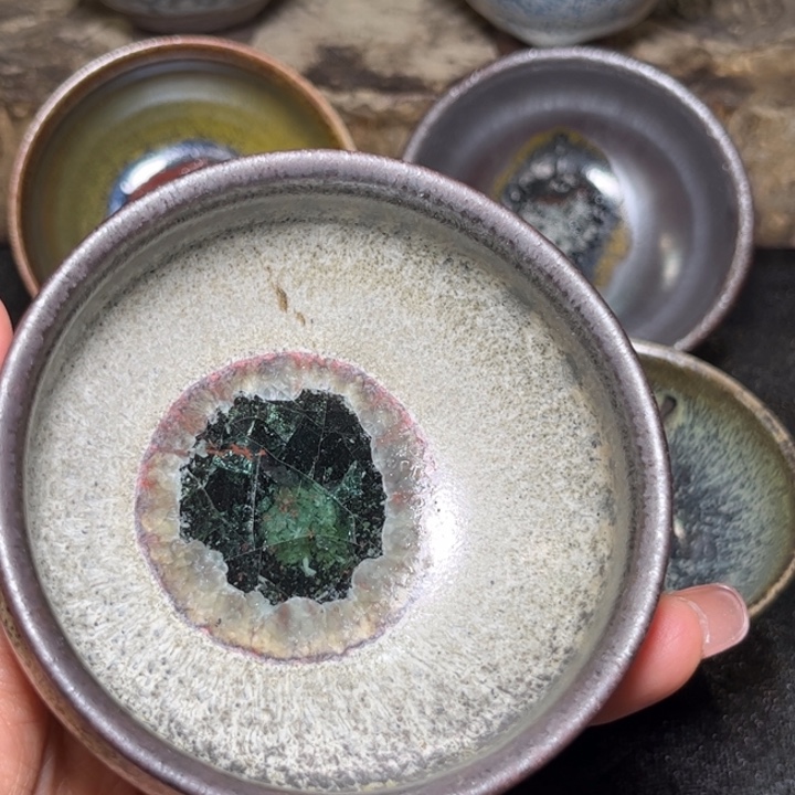 茶盏林落灰窑汗作品