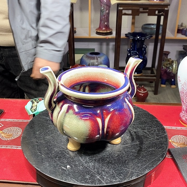 瓶中国神垕精品钧瓷