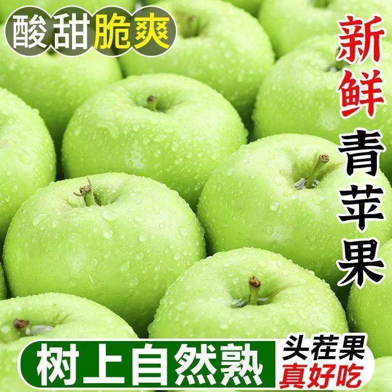 头茬现摘新鲜青苹果当季应季水果酸甜脆爽适合孕妇小孩一整箱