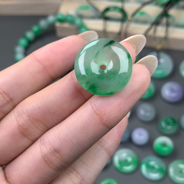 小***茜平安扣吊坠项链挂坠