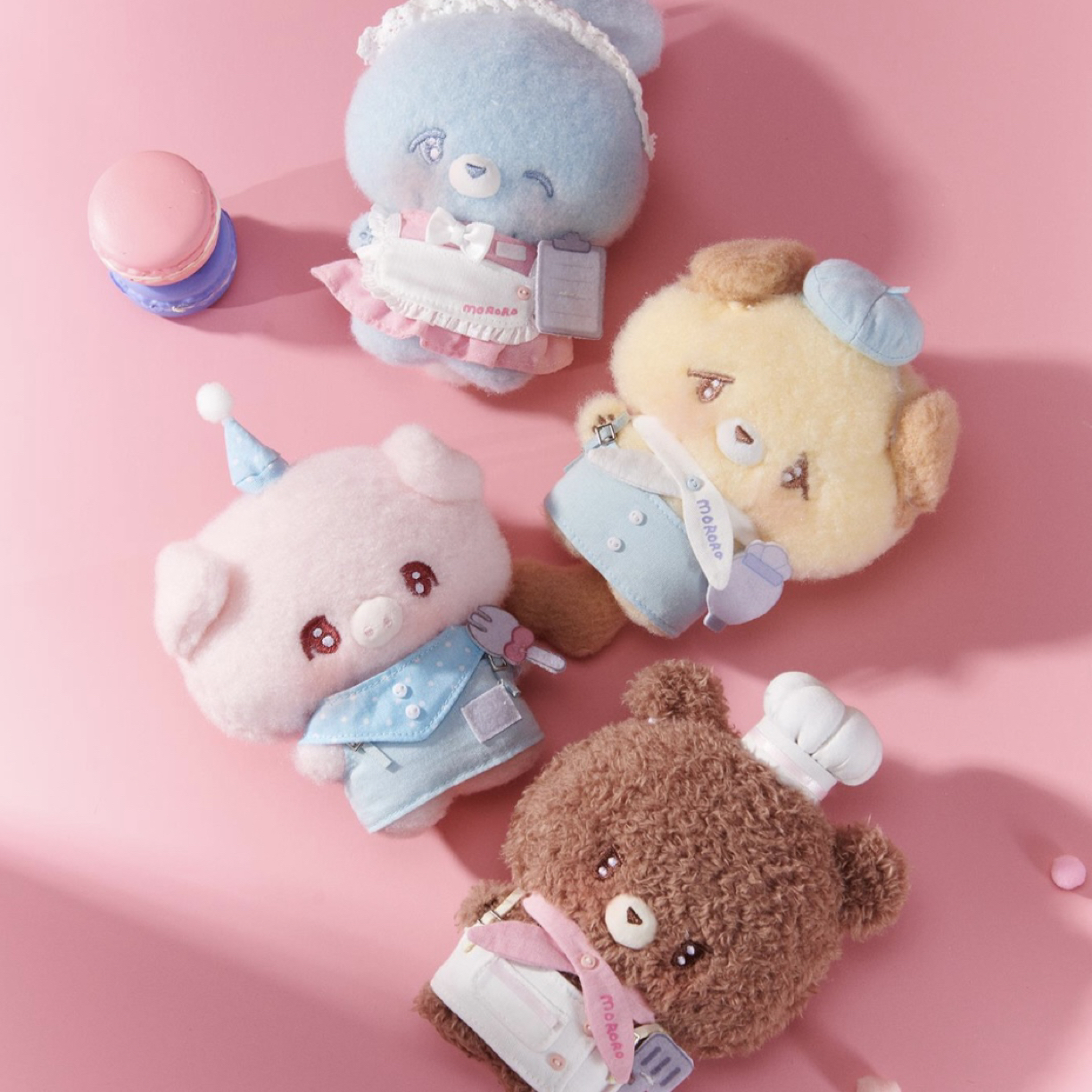 【胖虎专属】潮玩正品新品mororo毛肉肉餐厅动物系列毛绒礼物盲盒