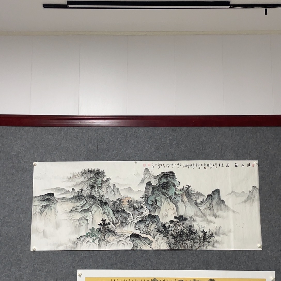 青***鹭国画小六尺画芯 捡漏