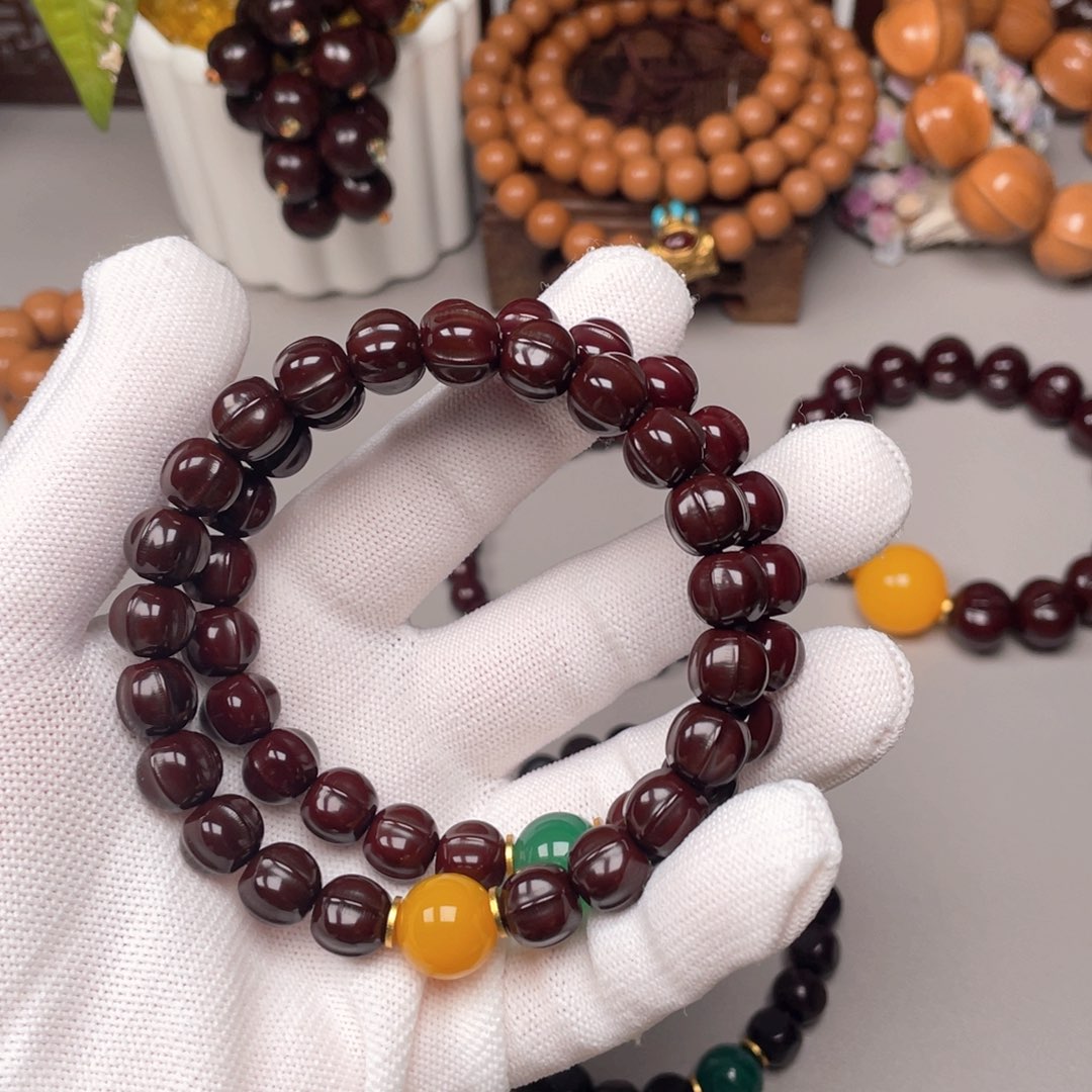 一***城猴头核桃手串鲨鱼