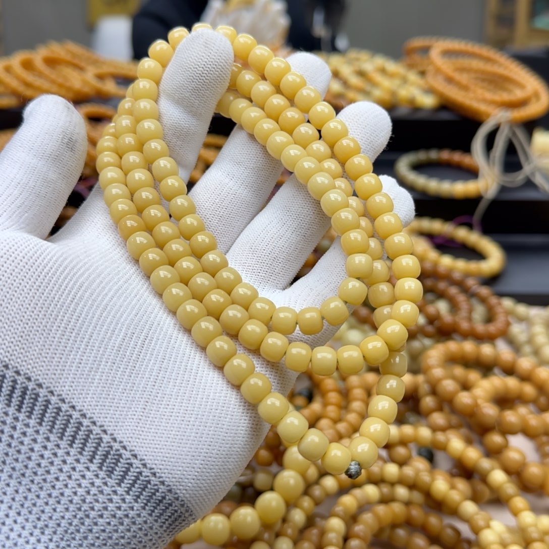 6***.菩提根/象牙果手串7×8 8年 精工