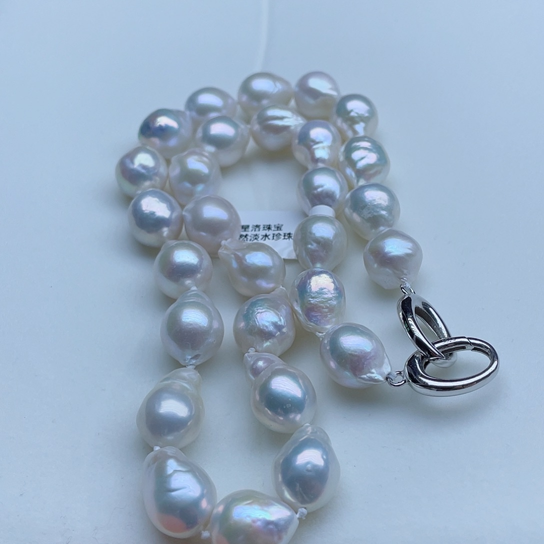 淡水珍珠颈饰银S925镶嵌