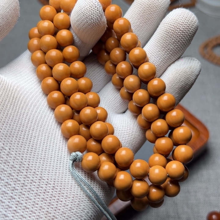 吊坠猴头核桃全品正圆光珠脖挂9+