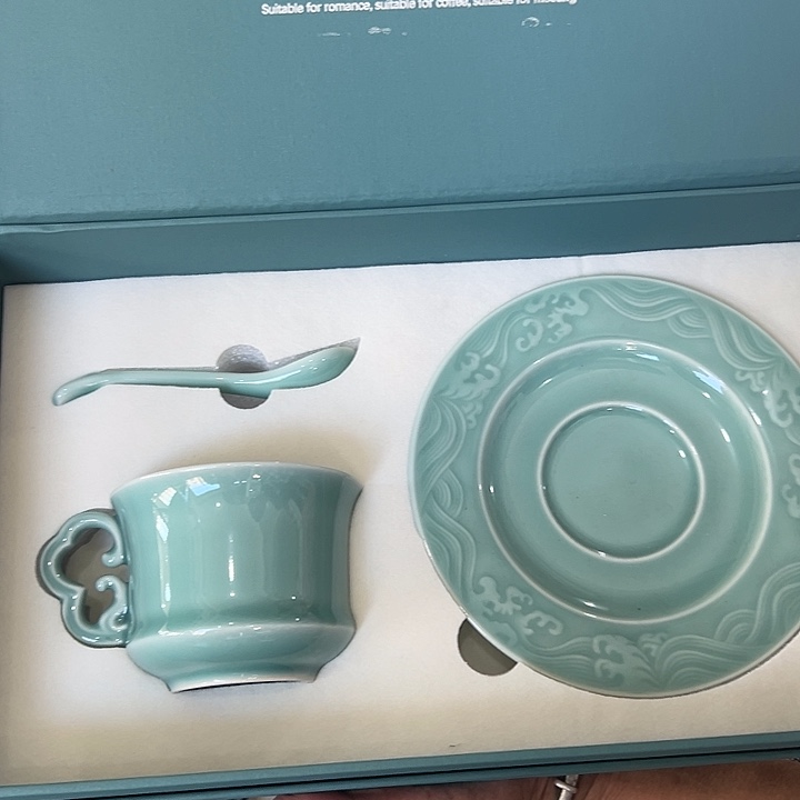 龙泉云间青瓷小米茶器