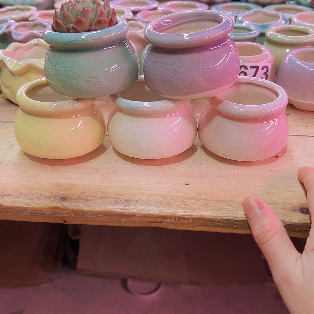 陶瓷花盆当场凑满12包邮