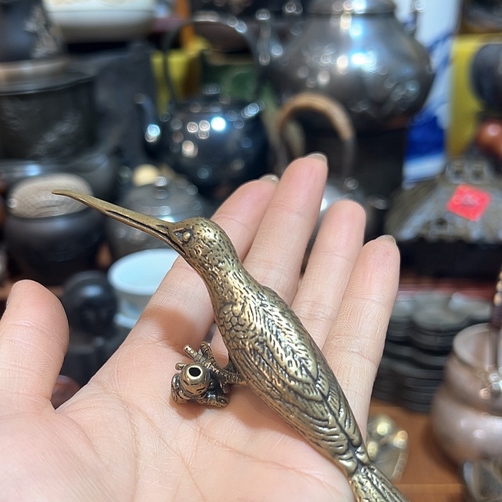 铜中古工艺品摆件