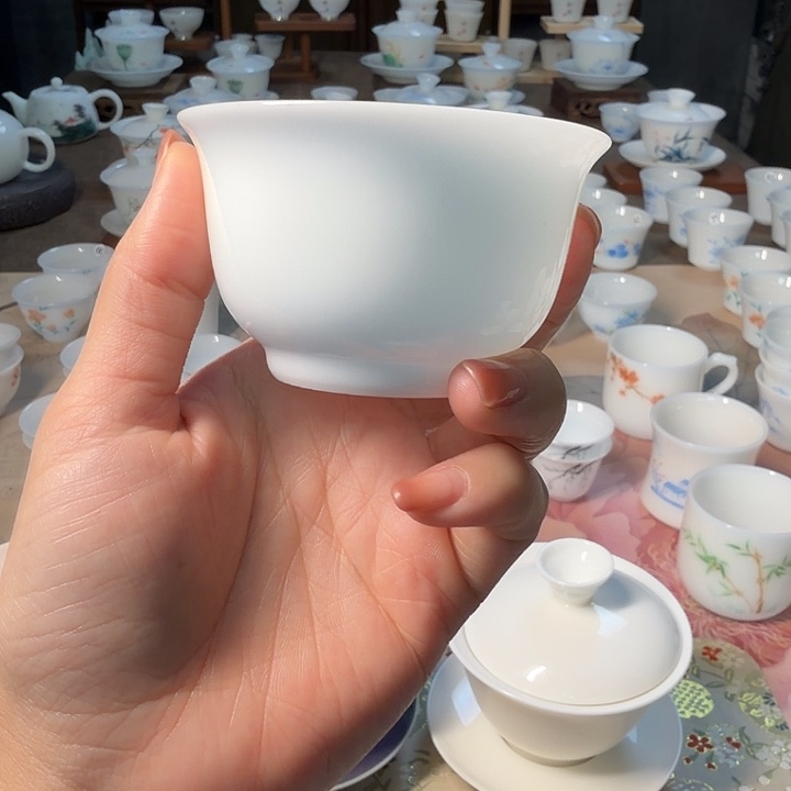 微瑕冰种专场压手杯两个