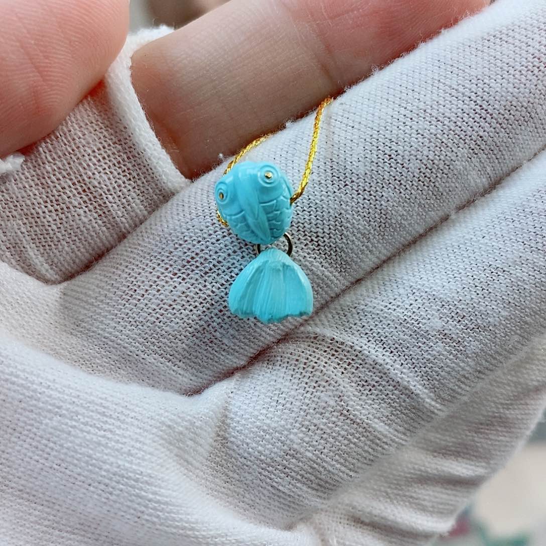 未镶嵌绿松石珠宝奇石