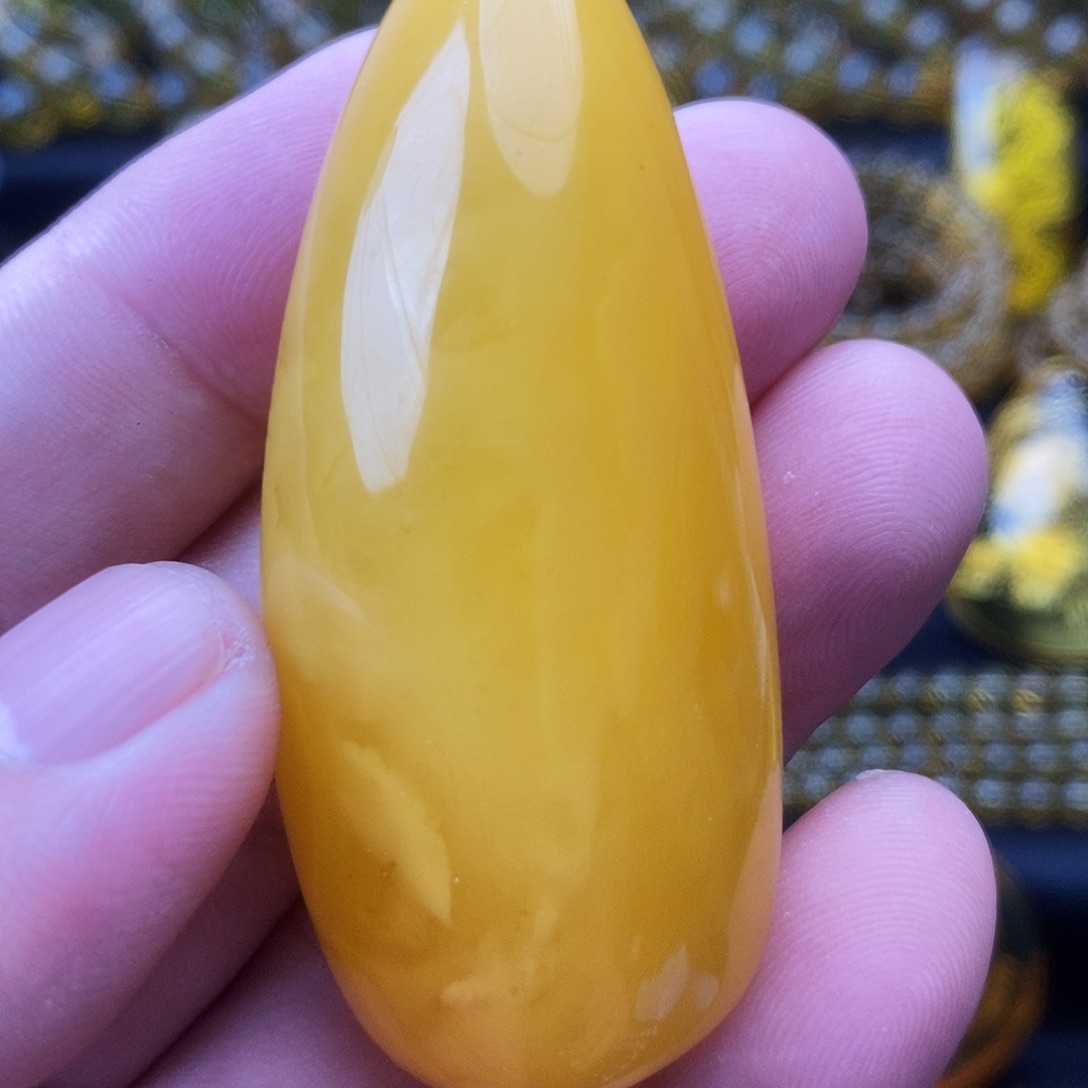 蜜蜡未镶嵌吊坠(不含链)