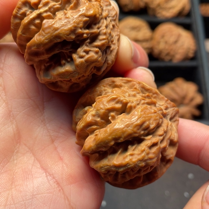 文玩核桃把件秦岭山脉核桃