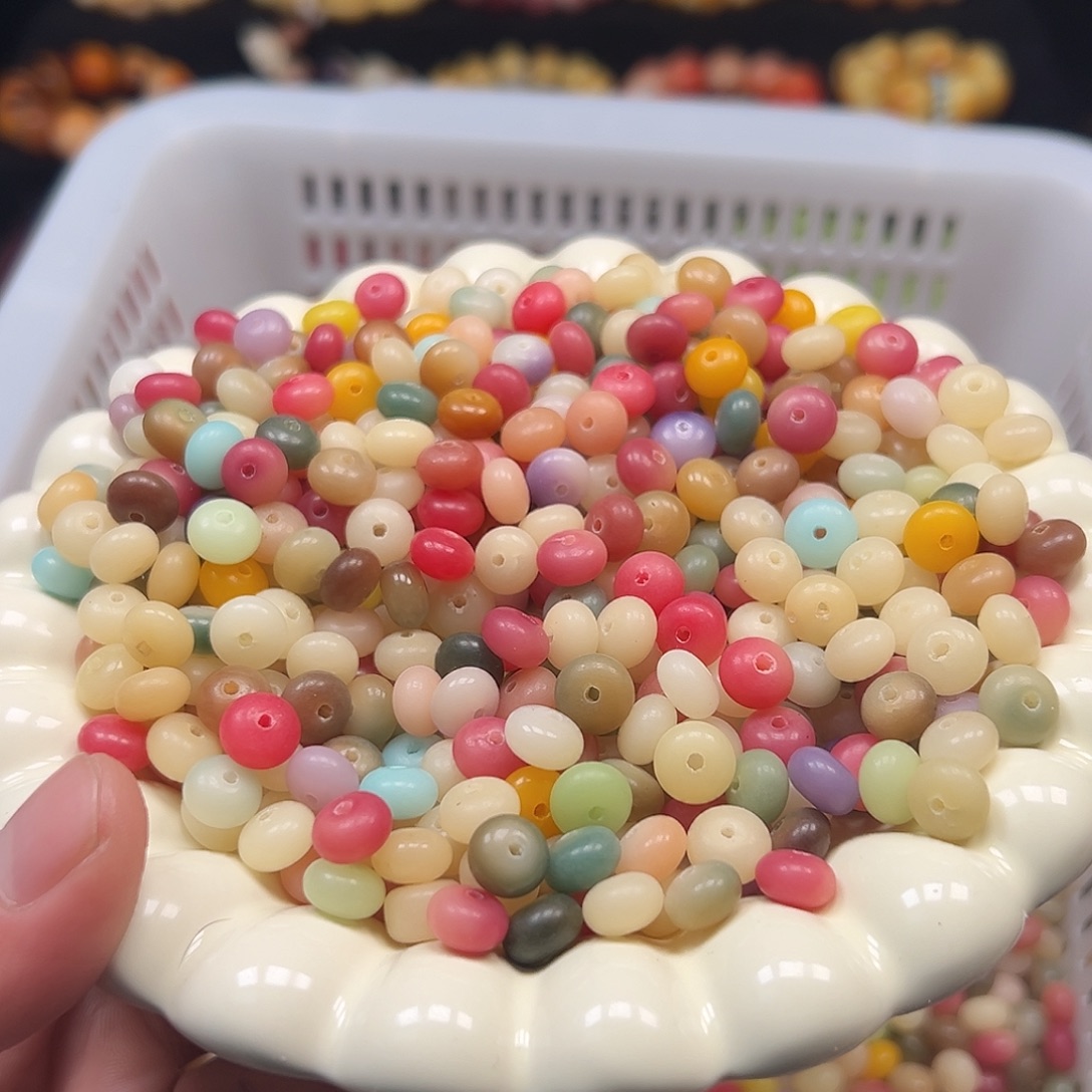 手串菩提根/象牙果500颗算盘卡9尺寸瑕疵