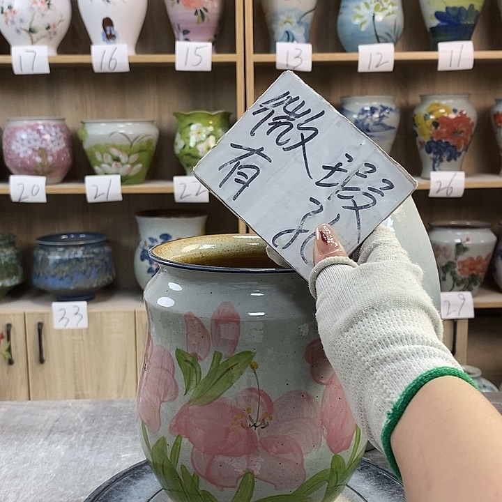 缸8xc景德镇陶瓷花盆
