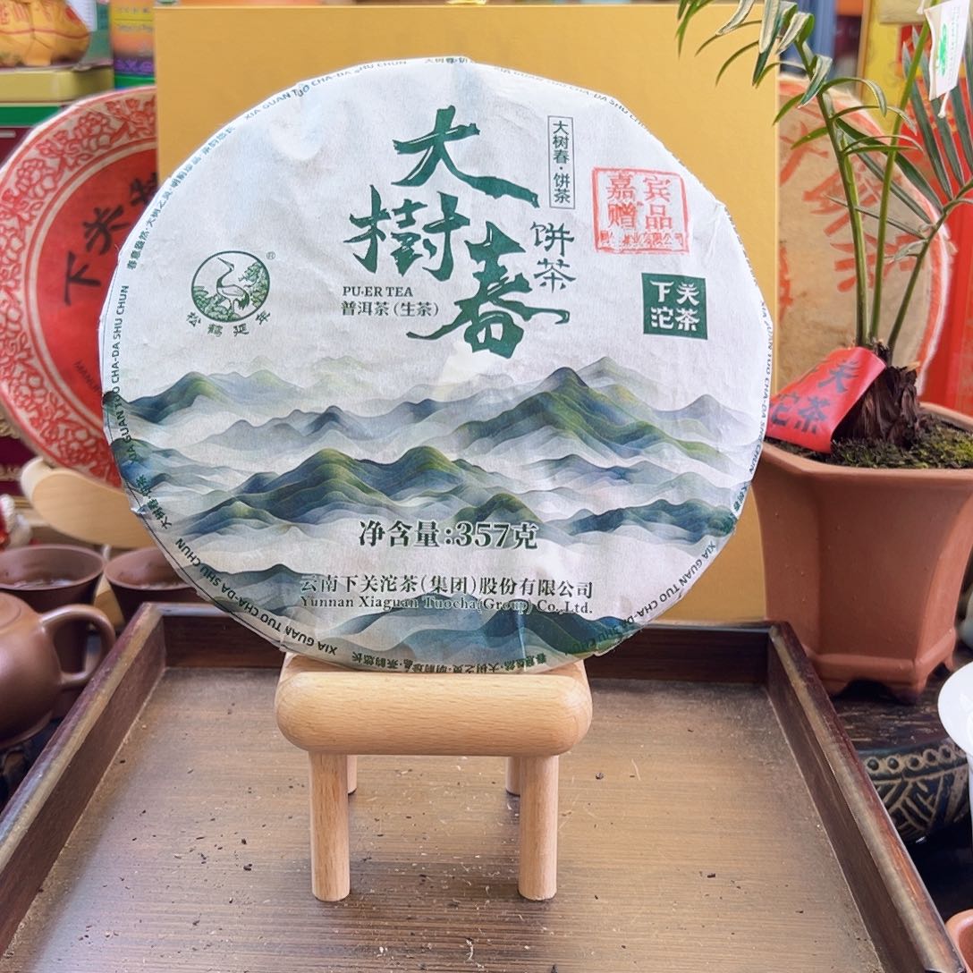2024年下关大树春357克生茶