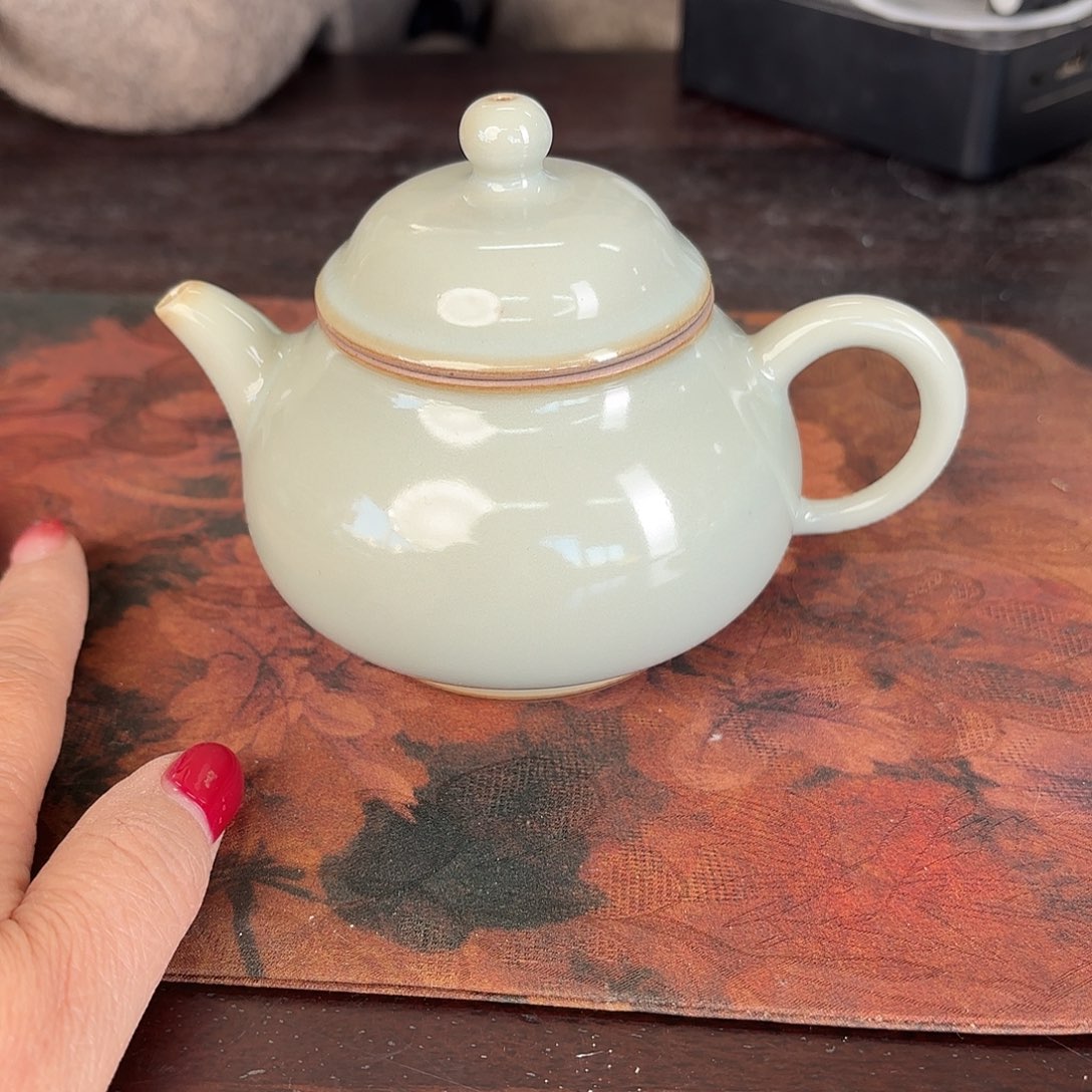 龙泉云间青瓷小米茶器
