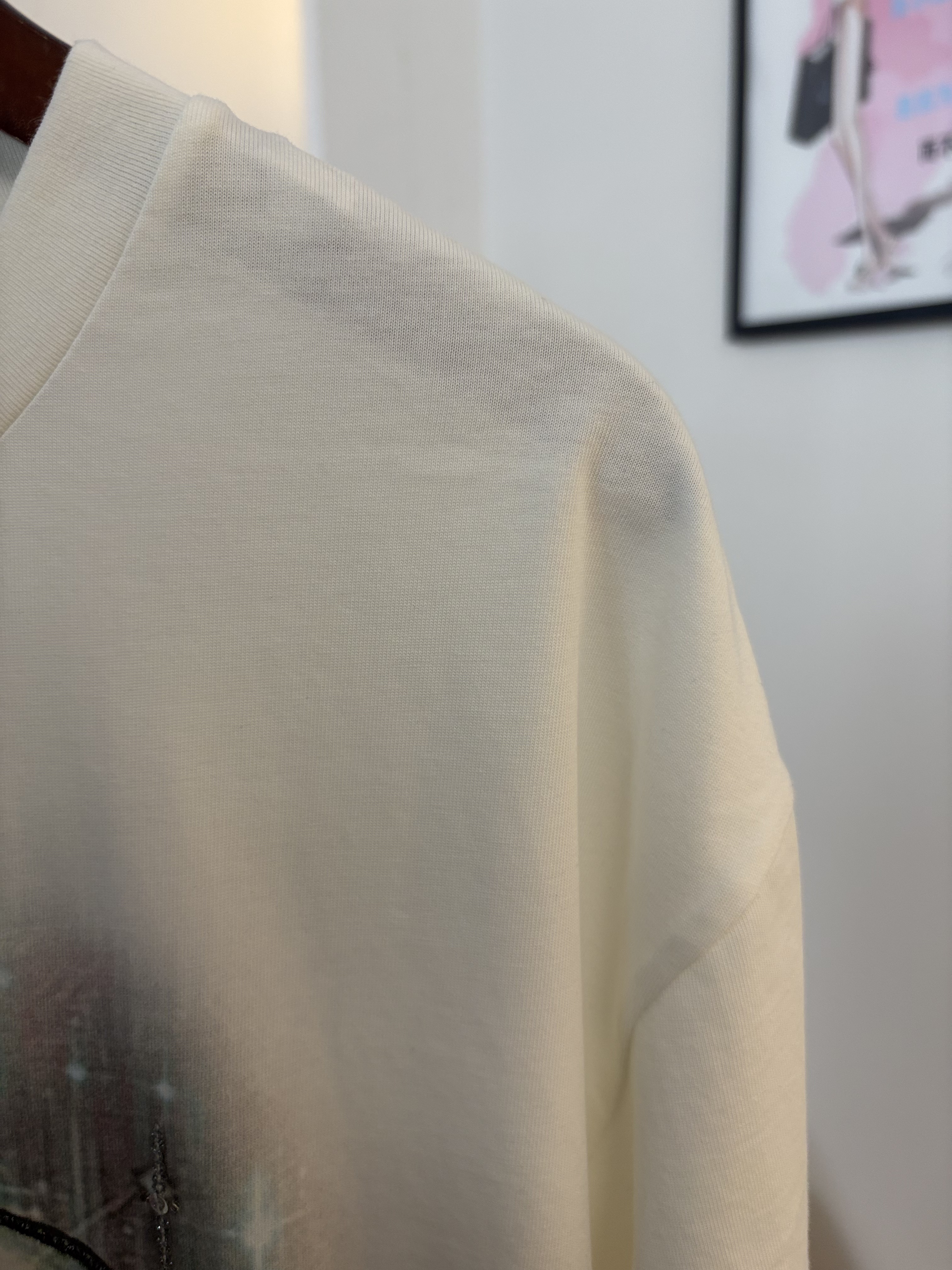 [十一]  夏季百搭短袖女洋气时尚灰色两钻刺绣半袖上衣2C2B339