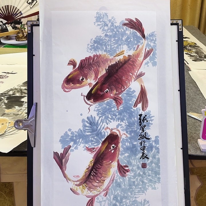 国画张圣敏先生纯手绘作品