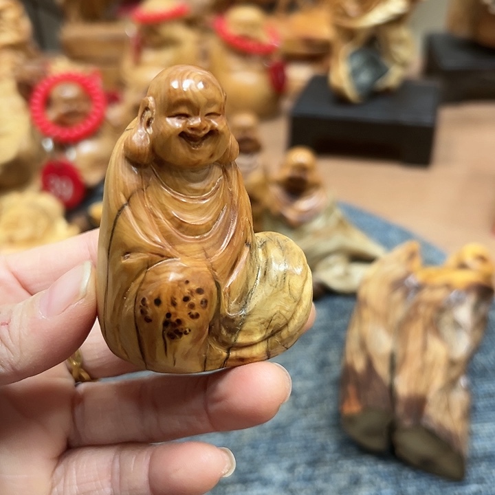 柏木太行崖柏手摆件