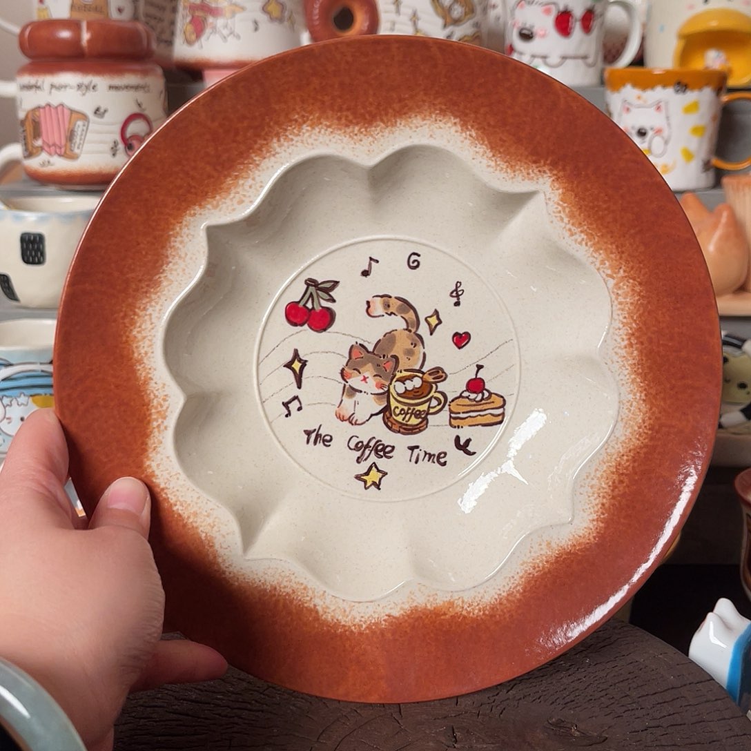 景德镇陶瓷可爱手绘杯