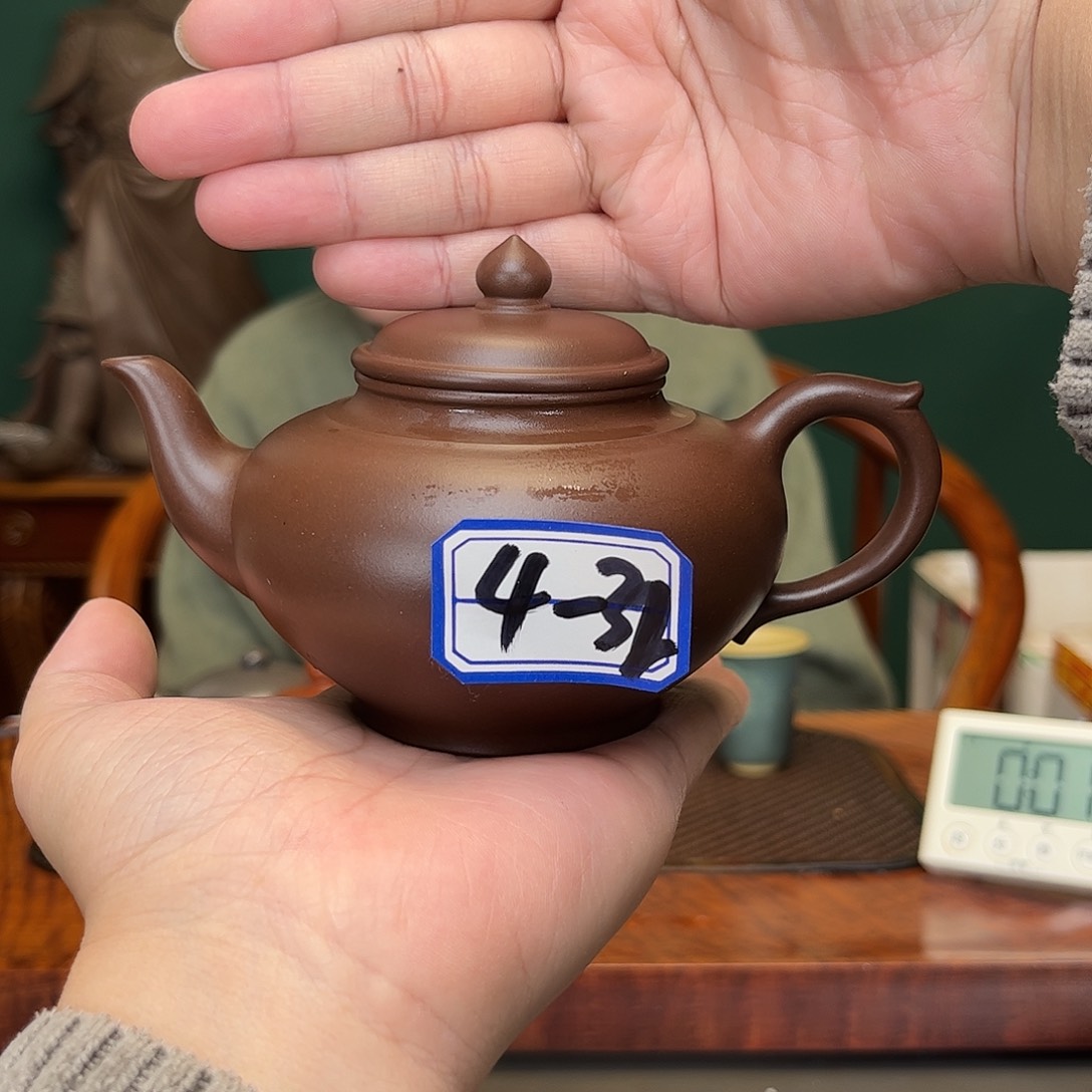 紫砂茶壶紫泥笑樱