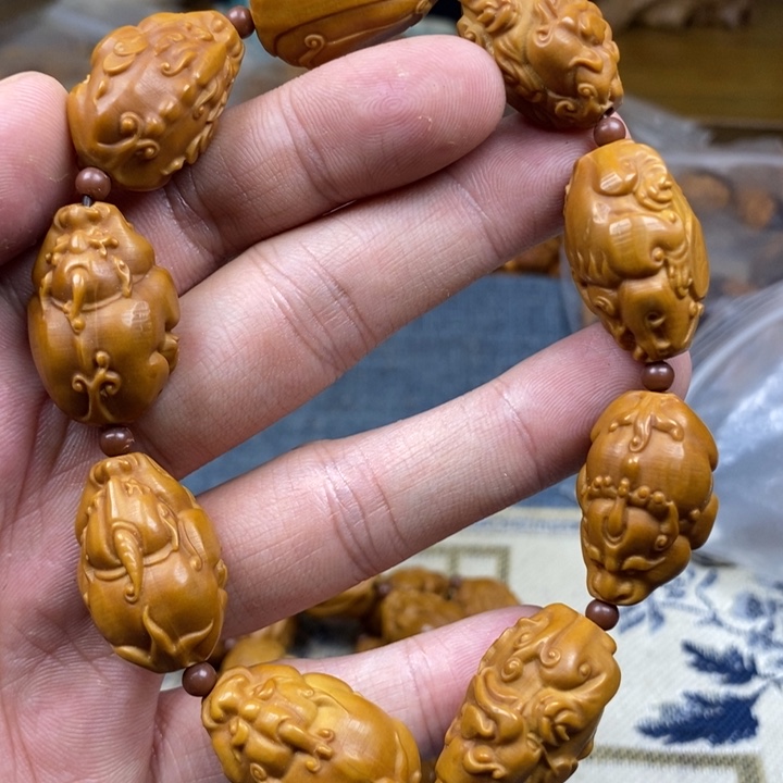 橄榄核手串/手链橄榄核雕工艺手串