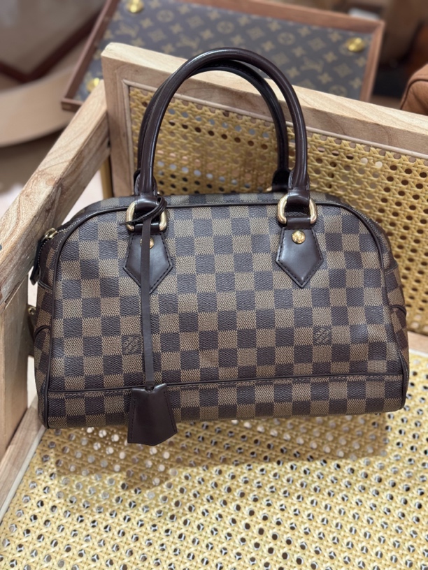95新 LouisVuitton/路易威登 LV棕棋盘格保龄球 经典百搭