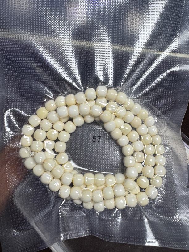 手工珠串DIY7×6海系112颗皮肉花57号