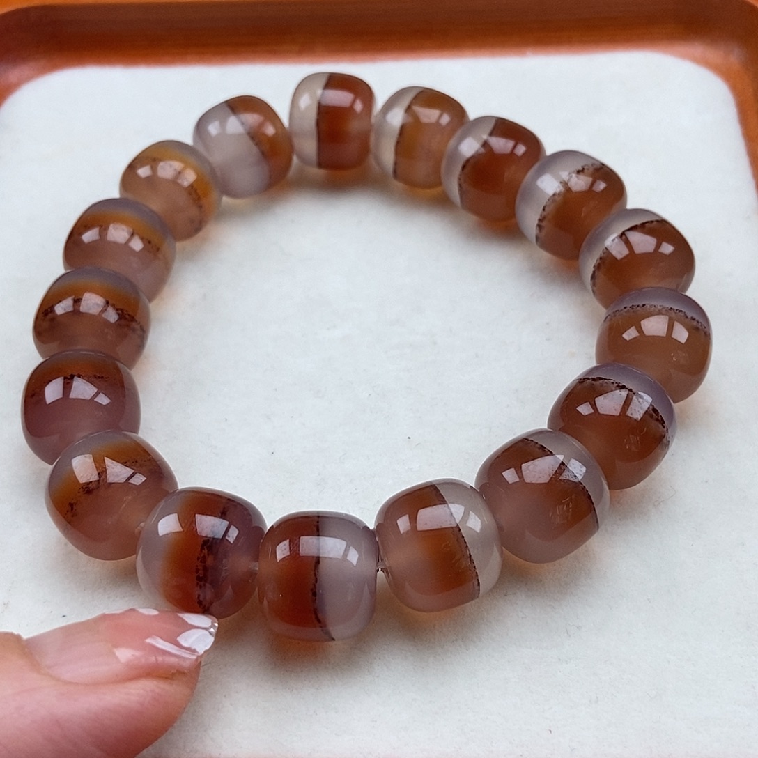 未镶嵌玛瑙/玉髓珠宝半成品