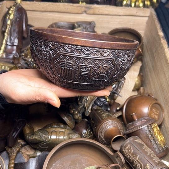 铜制工艺把玩摆件