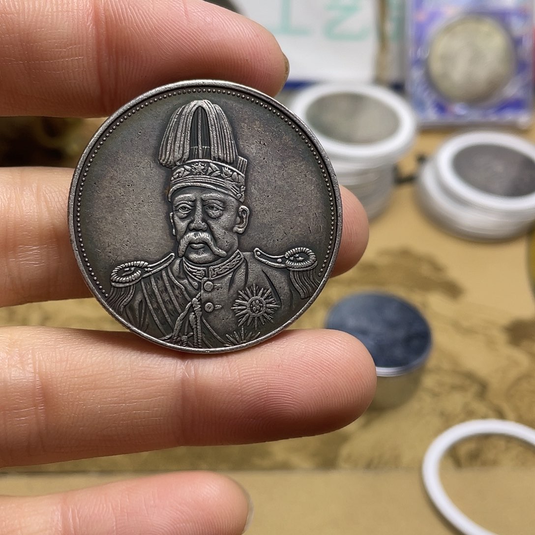 A复古工艺品包浆老品相好边齿清晰