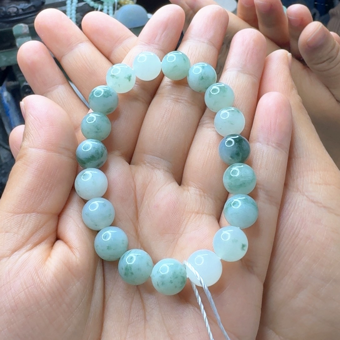 翡翠手链未镶嵌ℳ****翡翠手串