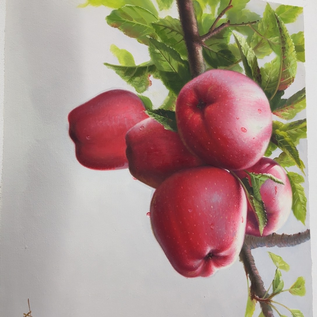 油画就是我自己做自己不