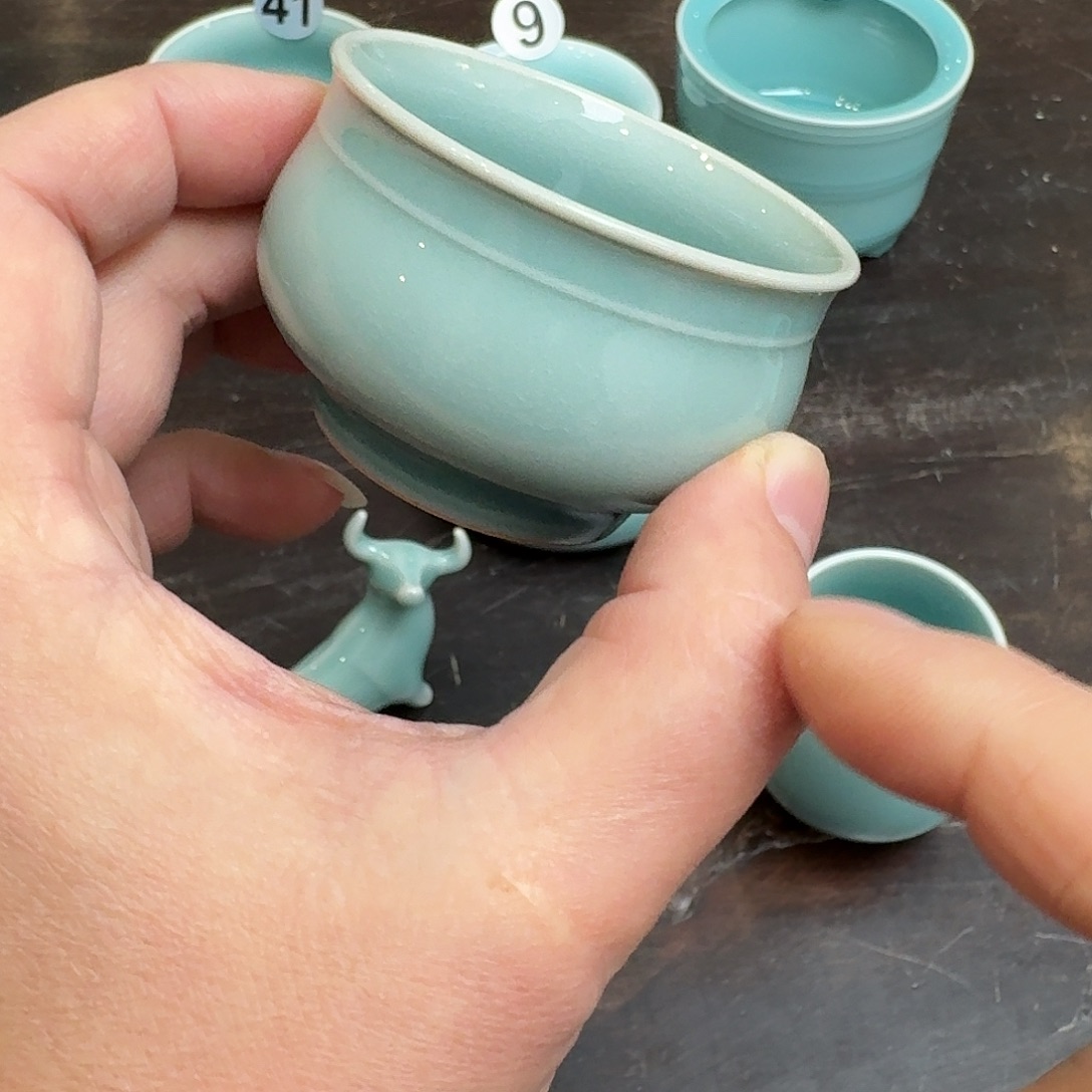 龙泉窑青瓷南宋老釉福利