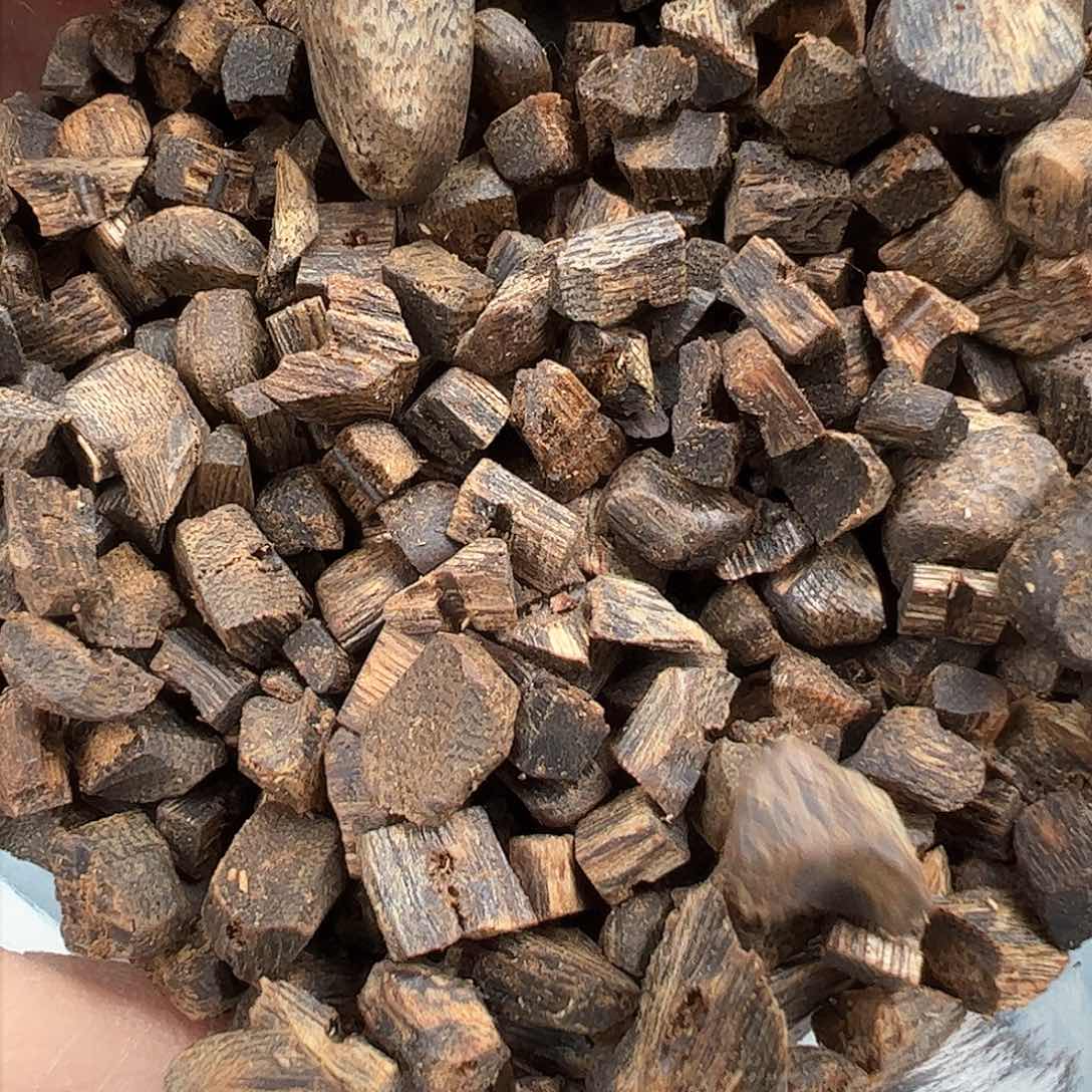 沉香木手把件奇楠高端车珠老料109克