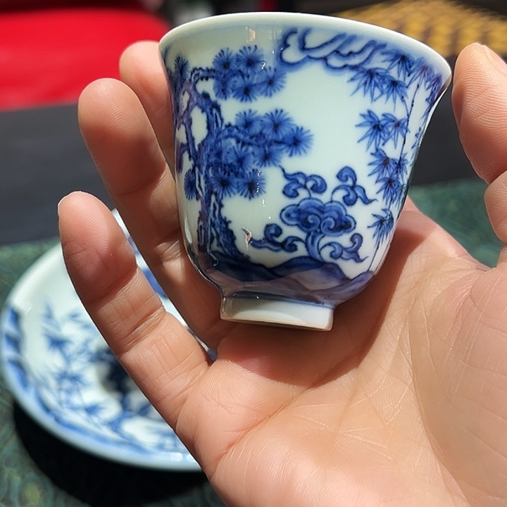 景土造物岁寒三友