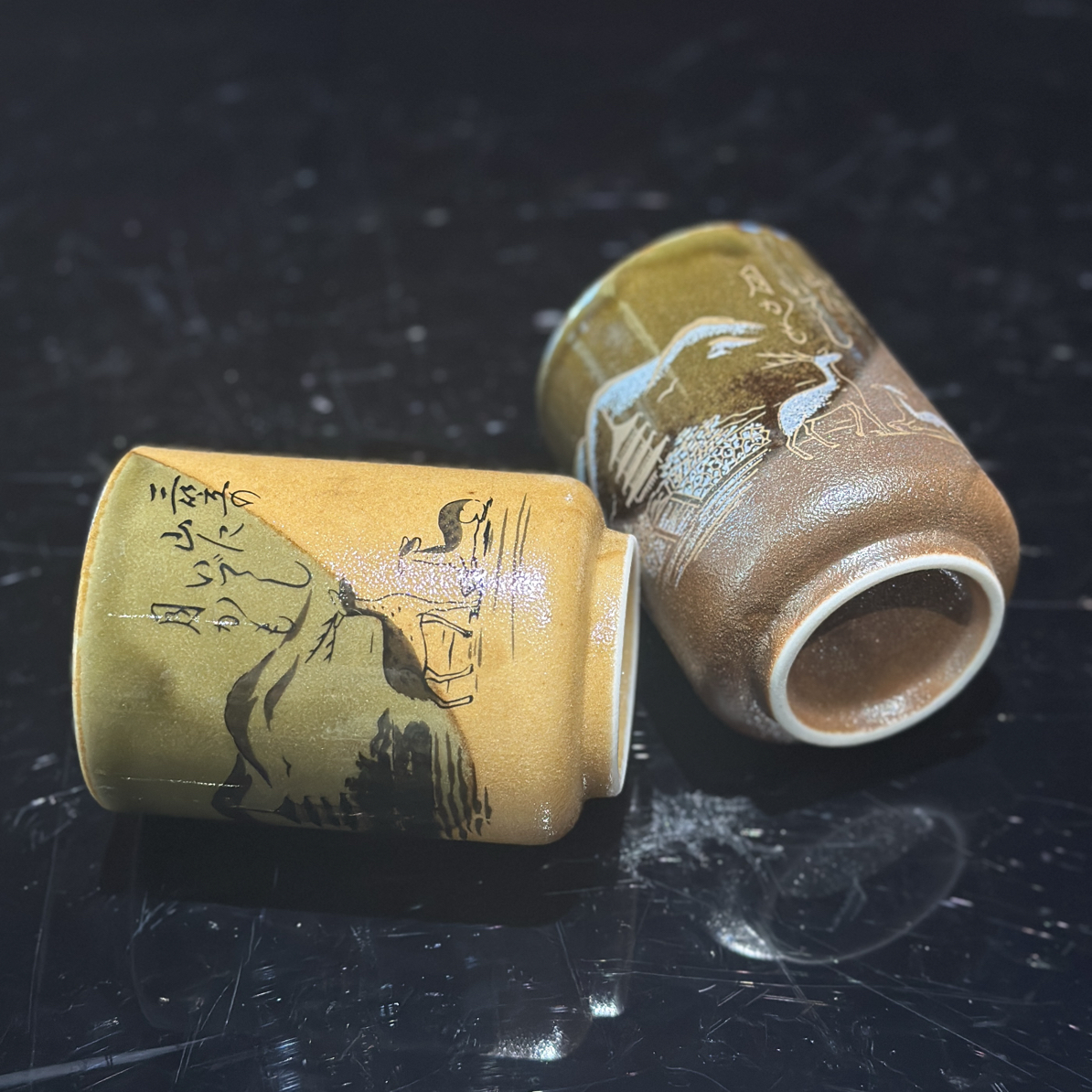日式京烧汤吞杯组，茶杯
