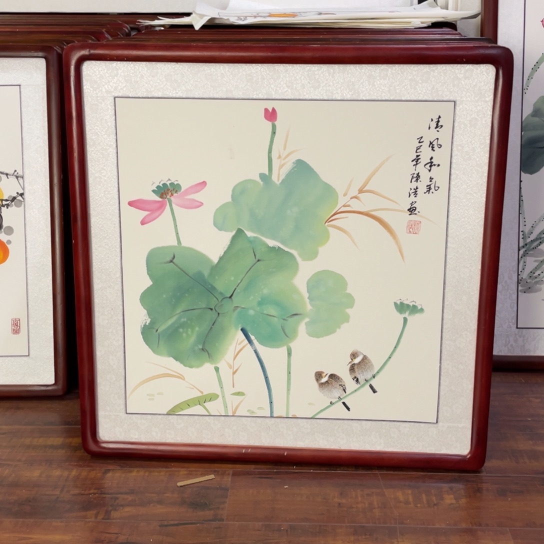 国画带框尺寸63*63厘米